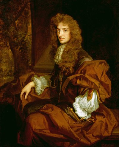 Portrait of Sir Charles Sedley (1639-1701) 1687 by Godfrey Kneller